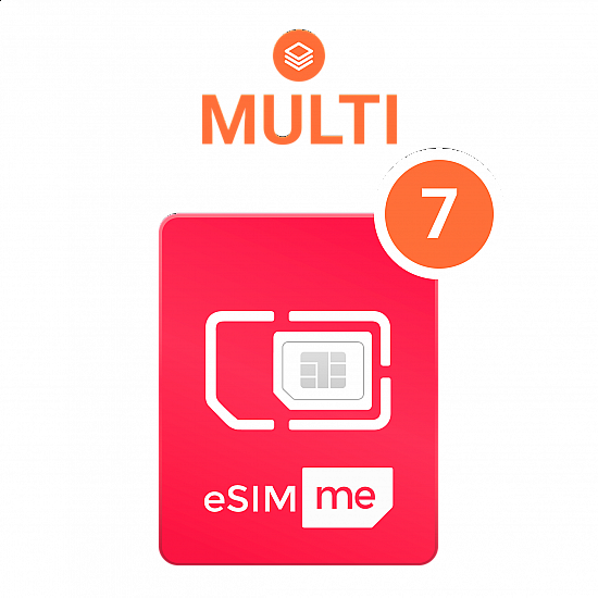 eSIM.me Card for Infinix HOT 10i  | MULTI 7