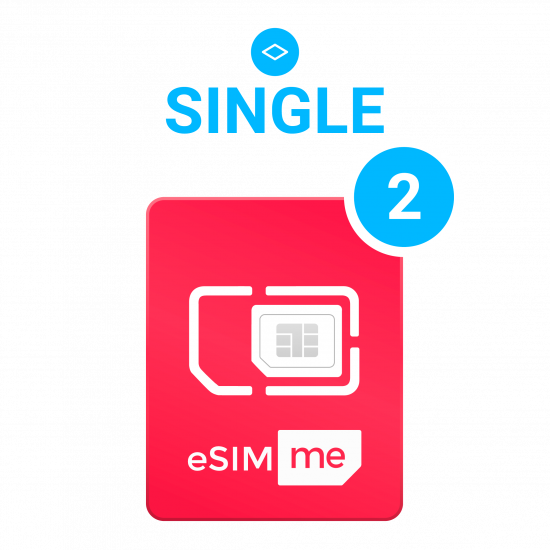 eSIM.me Card for nubia NX629J  | SINGLE 2