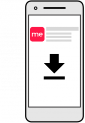 Step two: download the eSIM.me application from Google play store