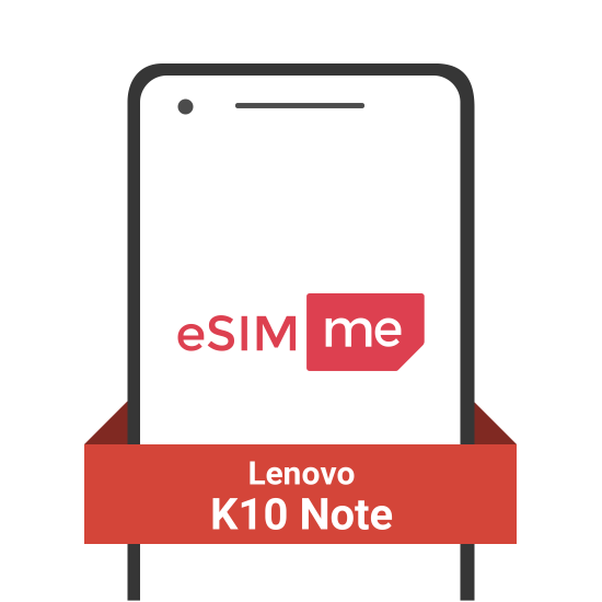 eSIM.me Card for Lenovo K10 Note