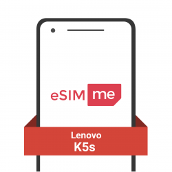 eSIM.me Card for Lenovo K5s 