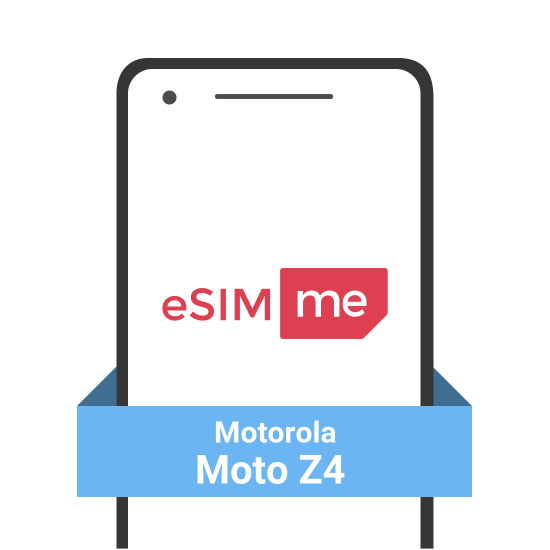 eSIM.me Card for Motorola Moto Z4 
